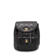 Chanel Vintage Pre-owned Laeder axelremsvskor Black, Dam