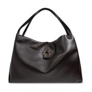 Salvatore Ferragamo shopper typ väska Brown, Dam