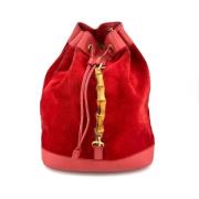 Gucci Vintage Pre-owned Mocka gucci-vskor Red, Dam