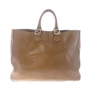 Fendi Vintage Pre-owned Laeder totevskor Brown, Dam