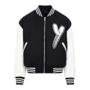 Y-3 Letterman Jacka Svart Offwhite Black, Herr