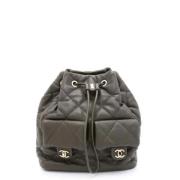 Chanel Vintage Pre-owned Laeder axelremsvskor Black, Dam