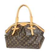 Louis Vuitton Vintage Pre-owned Tyg louis-vuitton-vskor Brown, Dam