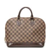 Louis Vuitton Vintage Pre-owned Canvas handvskor Brown, Dam