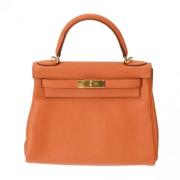 Hermès Vintage Pre-owned Laeder handvskor Orange, Dam