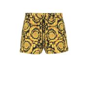 Versace Stiliga tryckta simshorts Multicolor, Herr