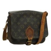 Louis Vuitton Vintage Pre-owned Canvas louis-vuitton-vskor Brown, Dam