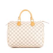 Louis Vuitton Vintage Pre-owned Canvas handvskor White, Dam