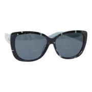 Dior Vintage Pre-owned Plast solglasgon Black, Dam