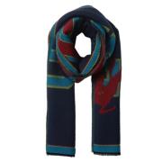 Etro Logo Scarf för Stiligt Vinterutseende Multicolor, Herr