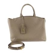 Louis Vuitton Vintage Pre-owned Laeder louis-vuitton-vskor Beige, Dam