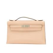 Hermès Vintage Pre-owned Laeder handvskor Beige, Dam