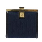 Dior Vintage Pre-owned Canvas plnbcker Blue, Dam