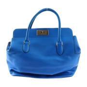 Hermès Vintage Pre-owned Laeder handvskor Blue, Dam