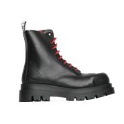 Cult Wedge Bolt Skor med 8 Hål Black, Dam