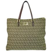 Fendi Vintage Pre-owned Canvas totevskor Brown, Dam