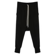 Rick Owens Dragsko Manschett Byxor Black, Herr