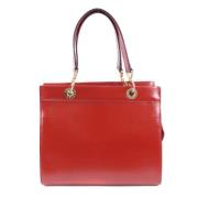 Celine Vintage Pre-owned Laeder handvskor Red, Dam