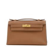 Hermès Vintage Pre-owned Laeder handvskor Brown, Dam