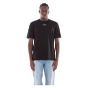 Diesel Oval D Tee i 9XX Black, Herr