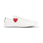 Comme des Garçons Play Vita Sneakers Höjer Stilen White, Herr