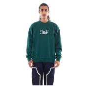 Arte Antwerp Script Embro Sweatshirt Green, Herr