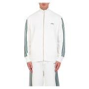 Autry Vit Randig Dragkedja Track Jacket White, Herr