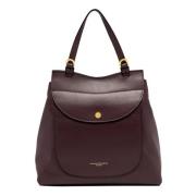 Gianni Chiarini Plum Marlene Axelväska Brown, Dam