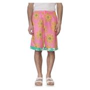 Barrow Blommigt Shorts Pink, Herr