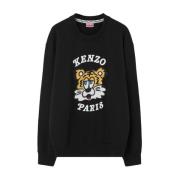 Kenzo Broderad Sweatshirt 'Verdy Market' Black, Herr