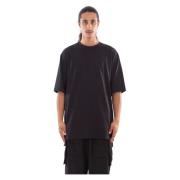 Y-3 Svart Boxy Kortärmad Tee Black, Herr