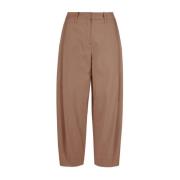 BomBoogie Högmidjade Chino-byxor i Dusty Pink Pink, Dam