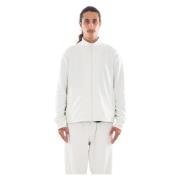 Y-3 Orbit Grey Zipped Track Jacket White, Herr