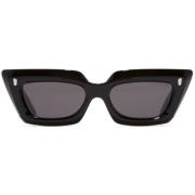 Cutler And Gross Rosa Svart Acetat Solglasögon Black, Unisex