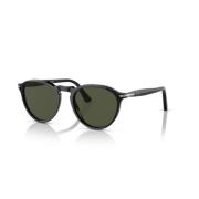 Persol Klassiska solglasögon med svart båge Black, Unisex