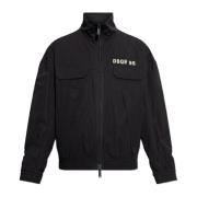 Dsquared2 Jacka med tryckt logotyp Black, Herr