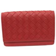 Bottega Veneta Vintage Pre-owned Laeder plnbcker Red, Dam