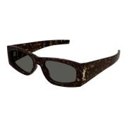 Saint Laurent Snygg Läder Axelväska Brown, Unisex