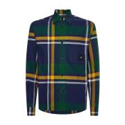 Tommy Hilfiger Herrrutig skjorta klassisk passform Multicolor, Herr