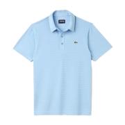 Lacoste Randig Polo Sporttröja Blue, Herr