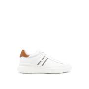 Hogan Logo Sneakers Vit/Brun Gummisula White, Herr