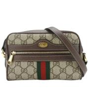 Gucci Vintage Pre-owned Canvas gucci-vskor Brown, Dam