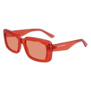 Karl Lagerfeld Orange sprutad solglasögon Orange, Unisex