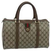 Gucci Vintage Pre-owned Laeder resvskor Beige, Dam