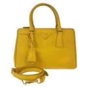 Prada Vintage Pre-owned Laeder prada-vskor Yellow, Dam