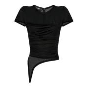 Dsquared2 Draped top Black, Dam