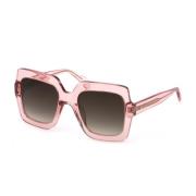 Just Cavalli Orange Acetat Solglasögon med Brun Lins Pink, Dam