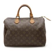 Louis Vuitton Vintage Pre-owned Canvas handvskor Brown, Dam