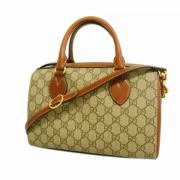 Gucci Vintage Pre-owned Tyg gucci-vskor Brown, Dam