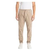 Replay Sammet Herrbyxor Beige, Herr